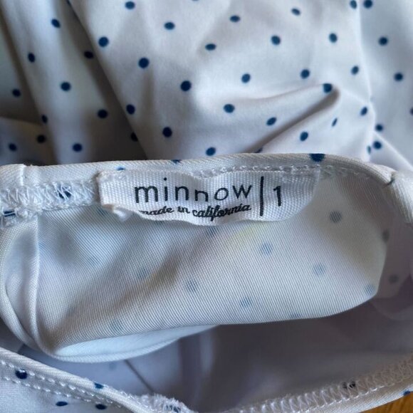 Minnow Rashguard One Piece Baby Girl Size 1 - Picture 3 of 6